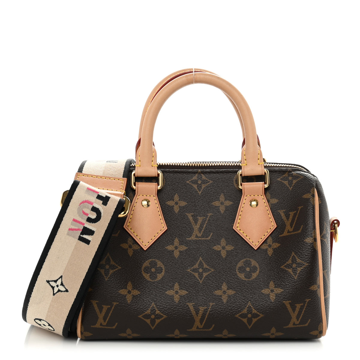Monogram Speedy Bandouliere 20 Black