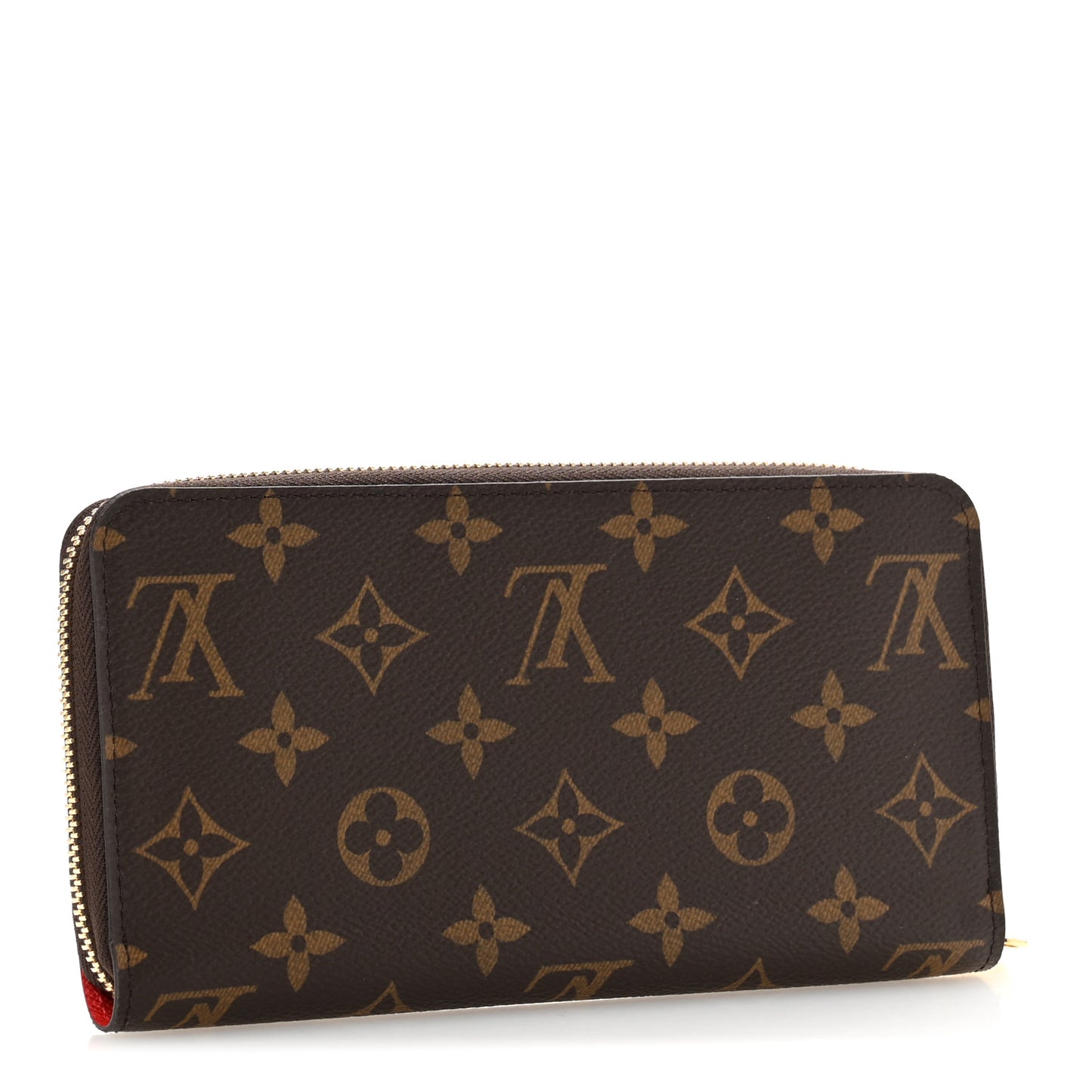 Monogram Zippy Wallet Coquelicot