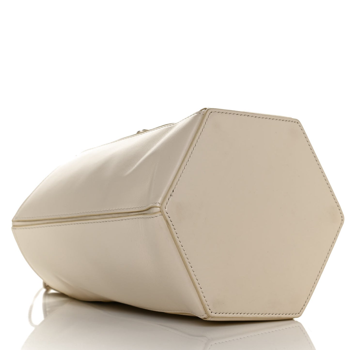 Calfskin Allen Bucket Bag Beige