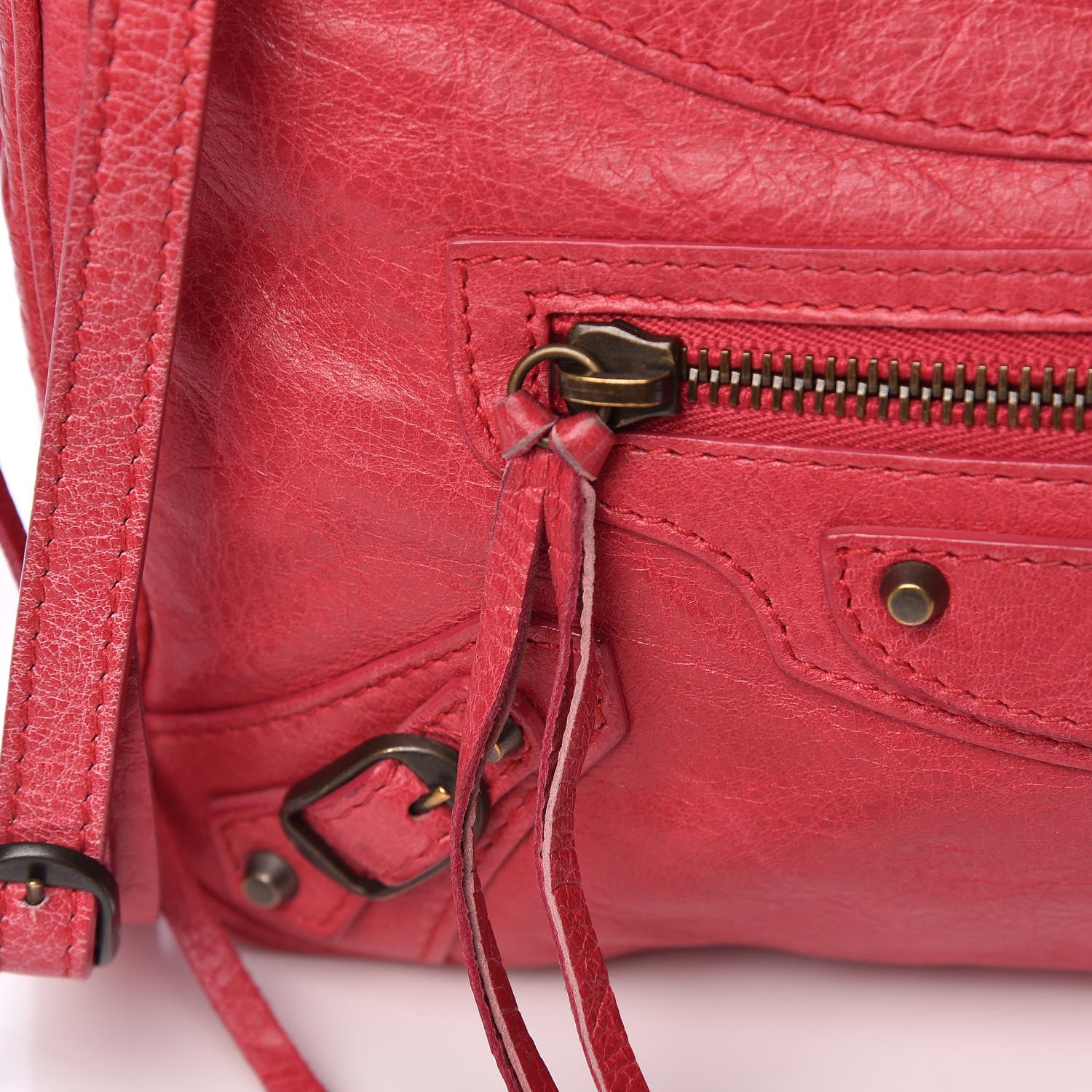 Balenciaga Agneau Classic Hardware Hip Rose Thulian 12 of 12
