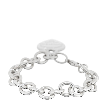 Tiffany Sterling Silver Return to Tiffany Heart Tag Charm Bracelet 2 of 4