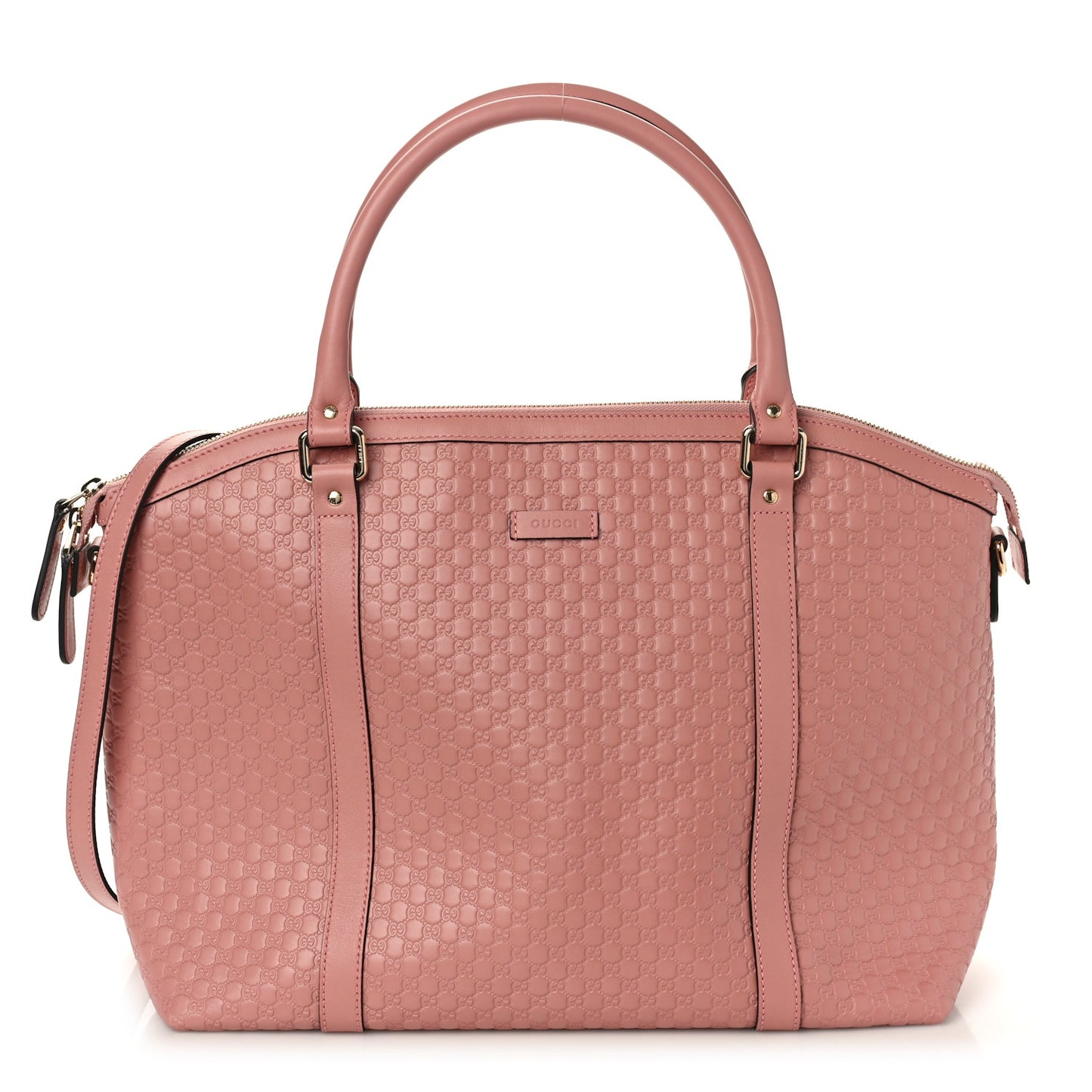 Soft Microguccissima Large Dome Satchel Soft Pink