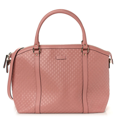 Gucci Soft Microguccissima Large Dome Satchel Soft Pink 1 of 10