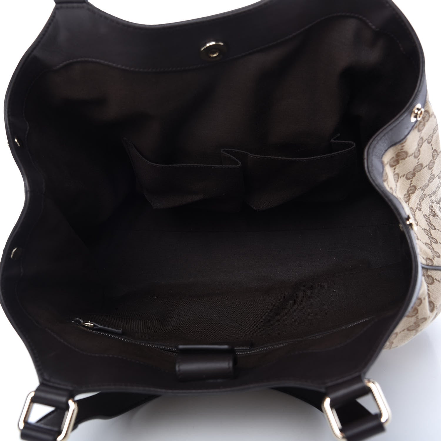 Gucci Monogram Shoulder Bag Dark Brown 5 of 10