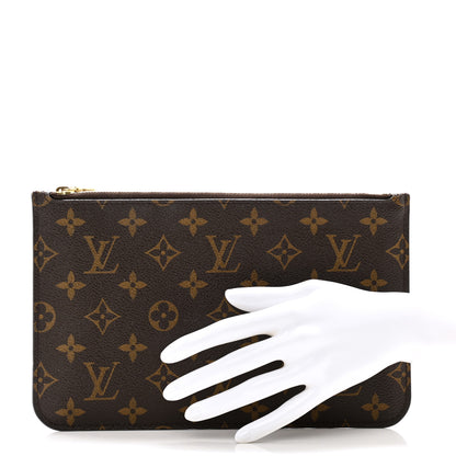 Louis Vuitton Monogram Neverfull MM GM Pochette 2 of 10