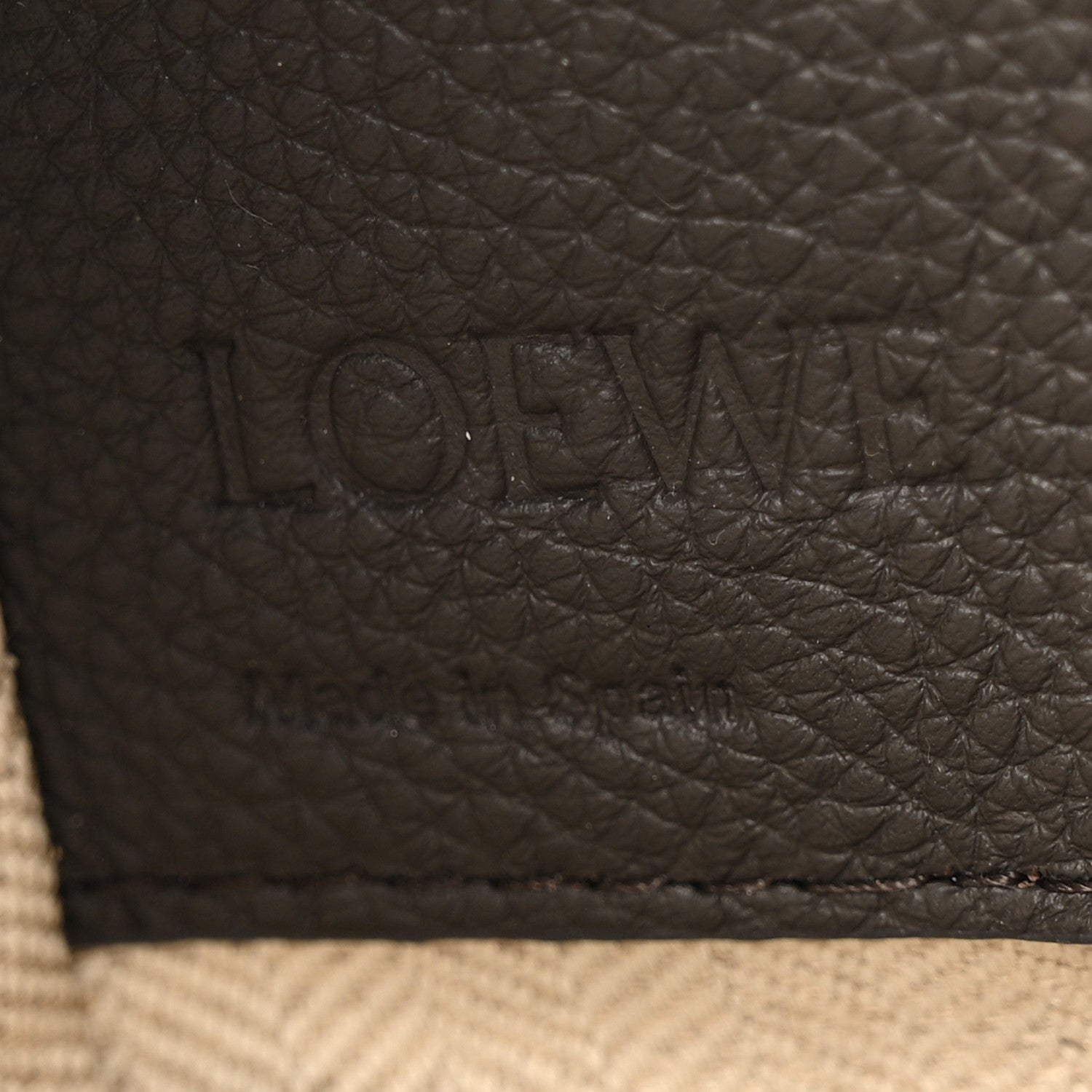 Loewe Soft Grained Calfskin Compact Hammock Shoulder Bag Dark Grey 6 of 15