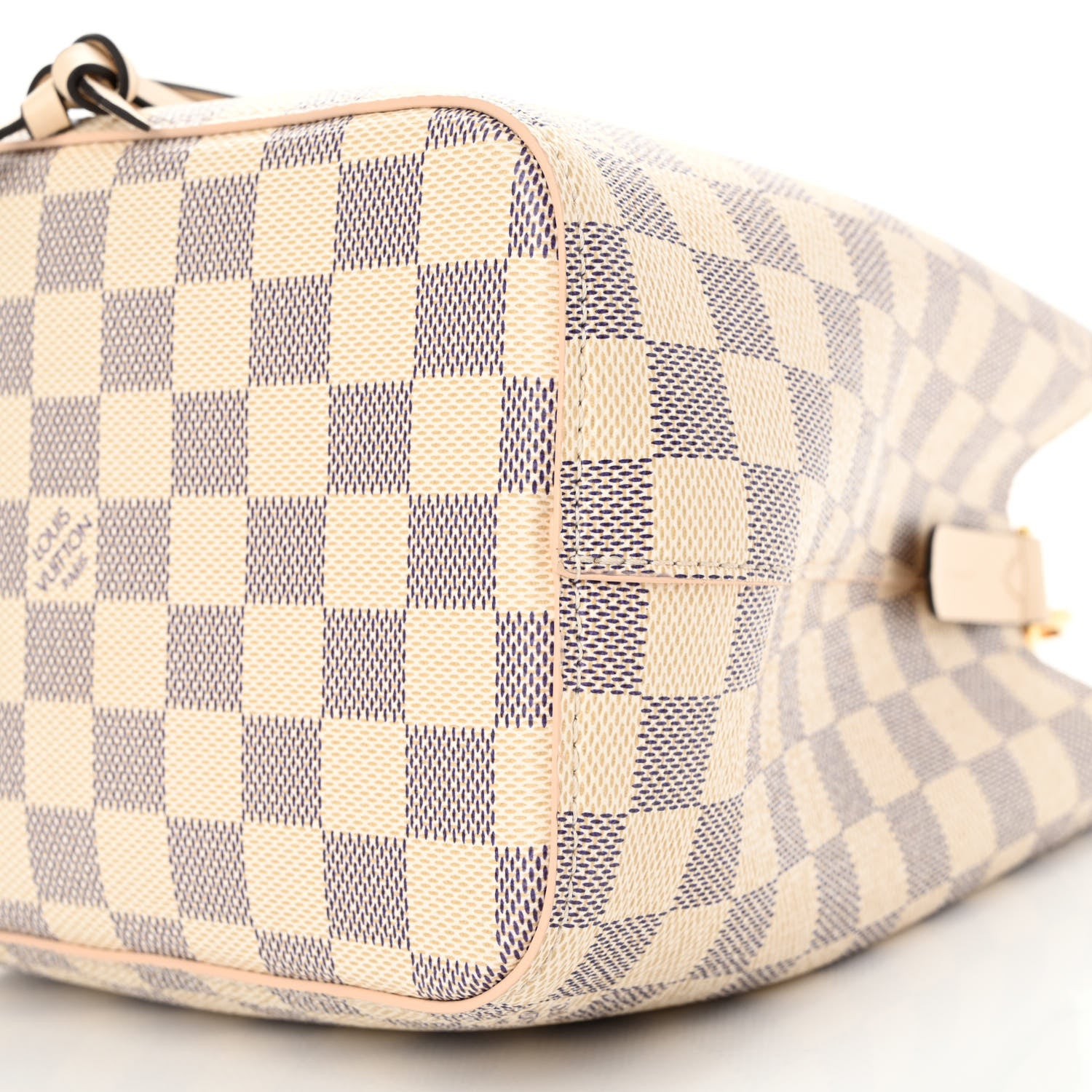 Louis Vuitton Damier Azur Braided Neonoe BB Pink 10 of 10
