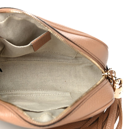 Gucci Pebbled Calfskin Small Soho Disco Bag Rose Beige 5 of 14