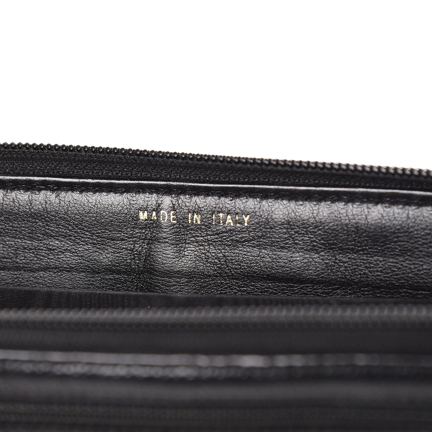 Caviar Timeless CC Zip Around Wallet Black
