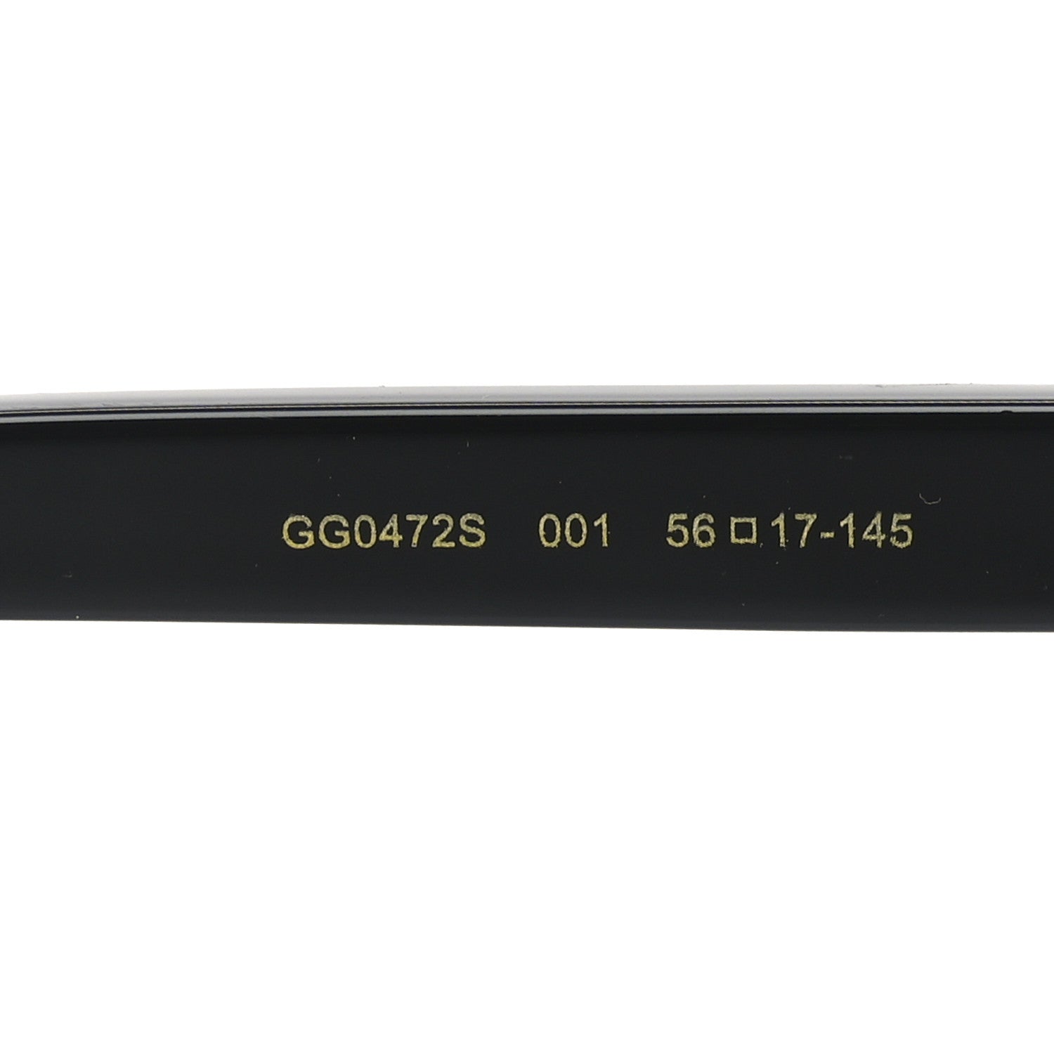 Gucci Acetate Square Frame Sunglasses GG0472S Black 6 of 7