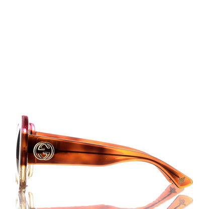Gucci Square Frame GG0083S Sunglasses Glitter Pink Multi 3 of 7