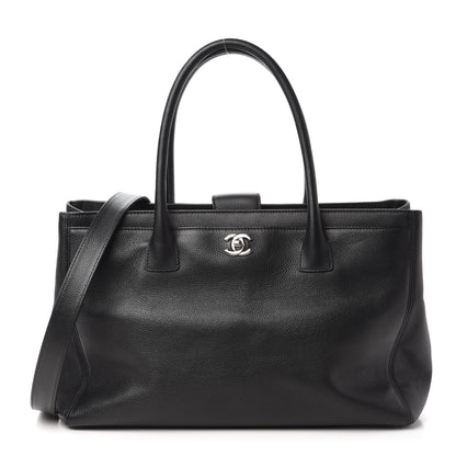 Chanel Calfskin Cerf Executive Shopper Tote Black 1 of 12