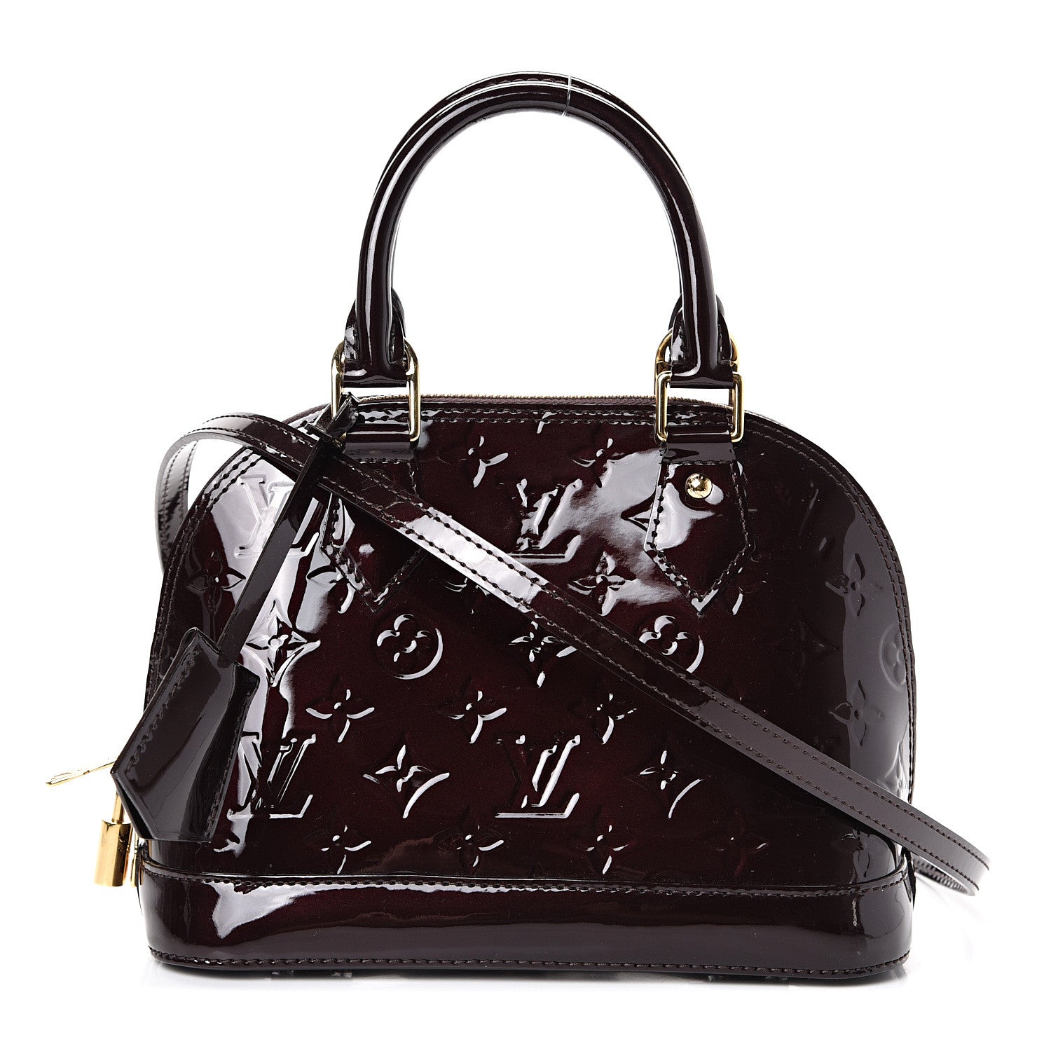 Louis Vuitton Vernis Alma BB Amarante 1 of 9