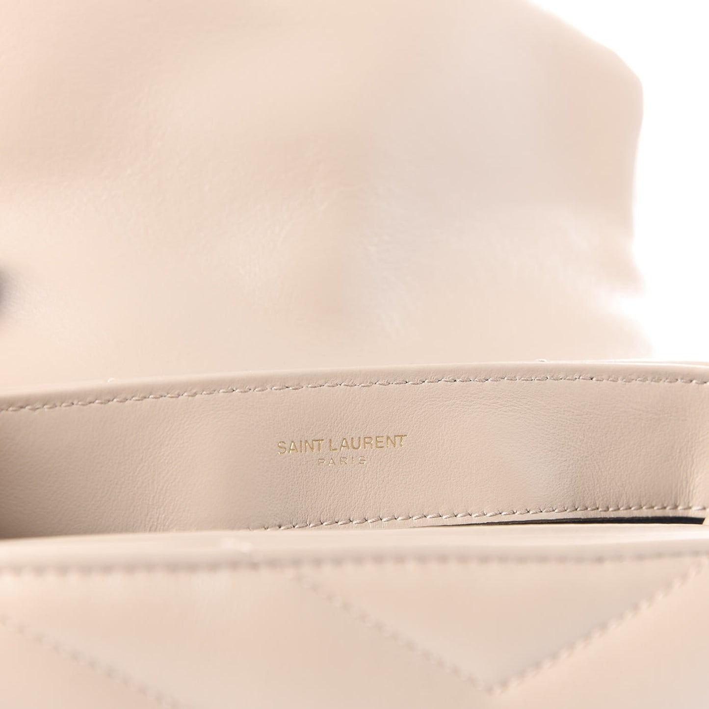 Calfskin Y Quilted Monogram Toy Loulou Crossbody Bag Dark Beige