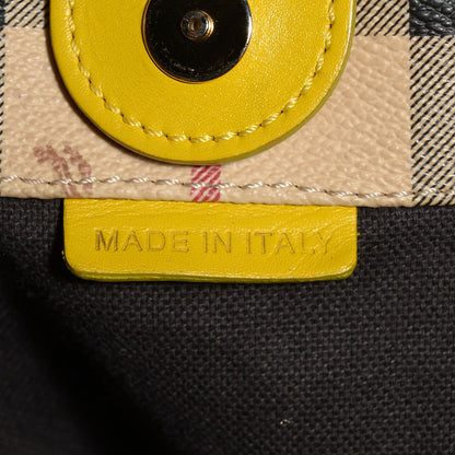 Burberry Haymarket Check Small Canterbury Tote Yellow 7 of 9