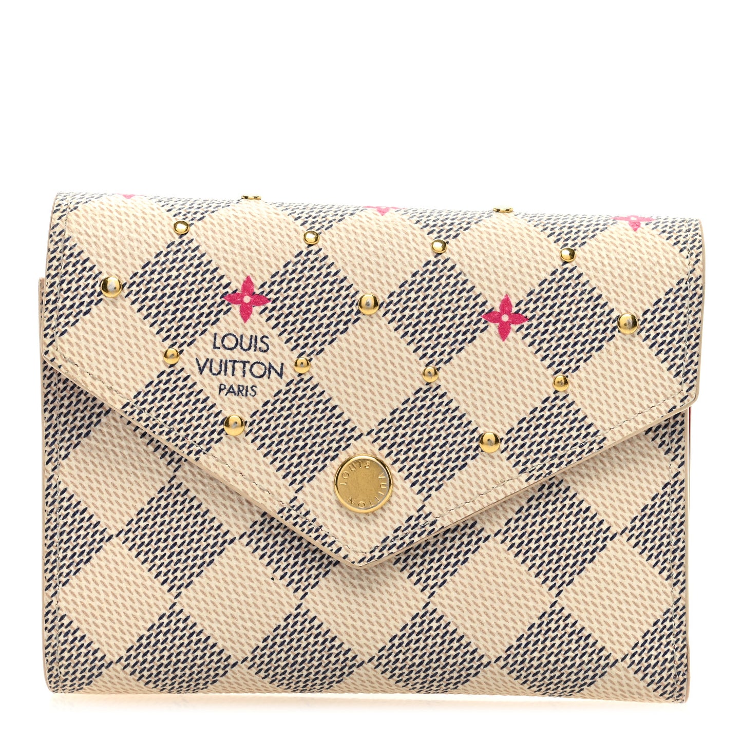 Damier Azur Studded Victorine Wallet