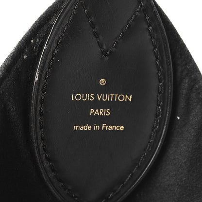 Louis Vuitton Monogram Flower Hobo Black 6 of 12