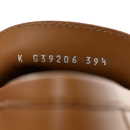 Chanel Calfskin CC Platform Loafers 39.5 Beige 6 of 9