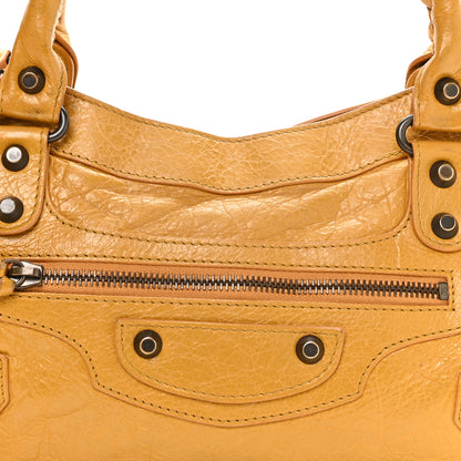 Balenciaga Agneau Classic Hardware First Jaune Moutarde 9 of 11