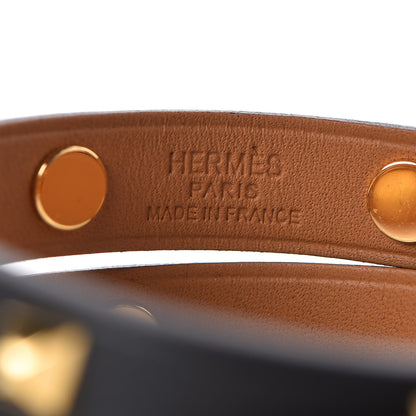 Hermes Swift Medor Infini Cloute Double Tour Bracelet T1 Black 5 of 6