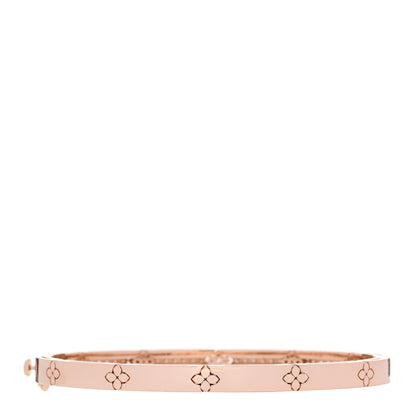 Roberto Coin 18K Rose Gold Diamond 1.70ctw Love in Verona Pave Bangle Bracelet 2 of 5