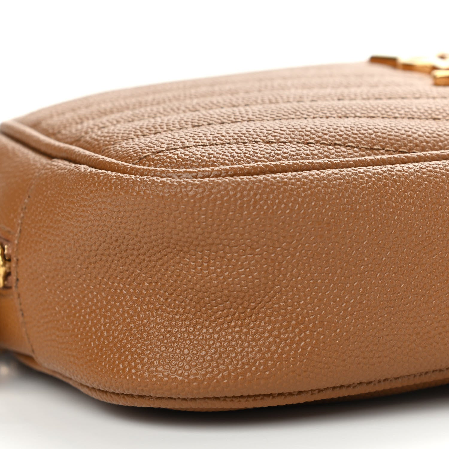 Saint Laurent Grain De Poudre Matelasse Monogram Mini Lou Camera Bag Dune 9 of 11