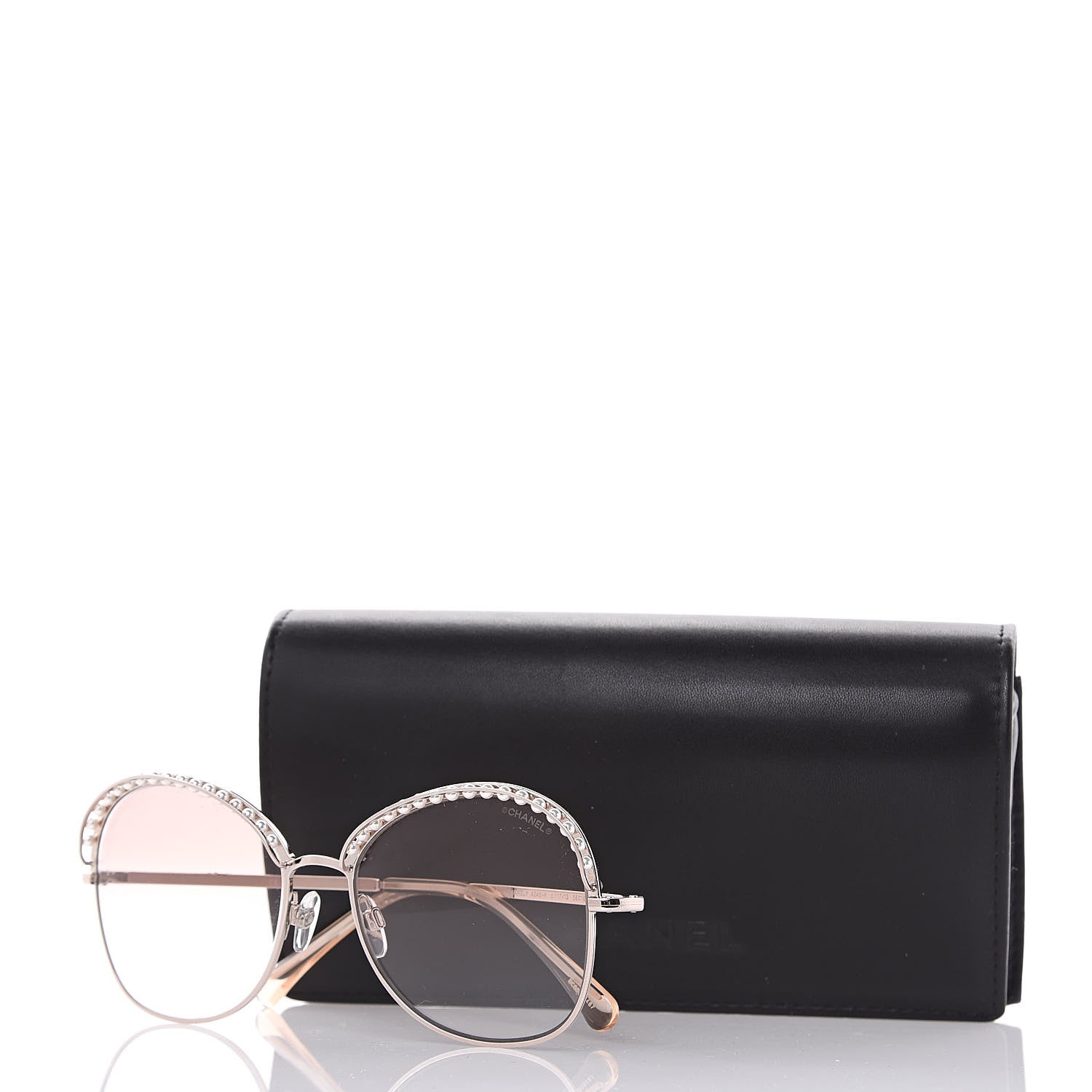 Chanel Pearl Sunglasses 4246-H Pink Gold 7 of 7