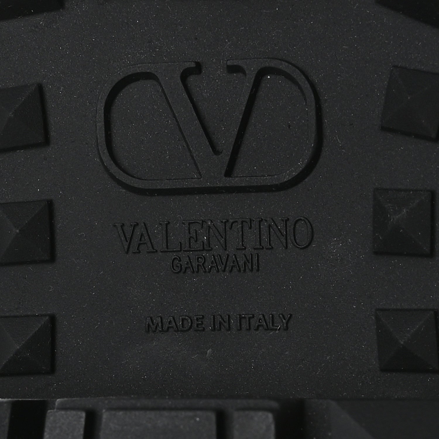 Valentino Garavani Calfskin Tonal Roman Stud Combat Boots 36 Black 7 of 9
