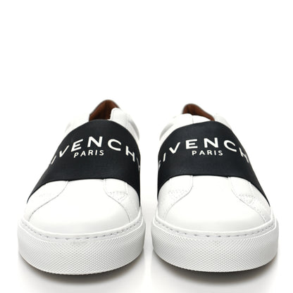 Givenchy Calfskin Band Logo Womens Urban Street Sneakers 39 White Black 2 of 9