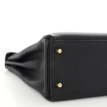 Hermes Togo Kelly Retourne 32 Black 9 of 11