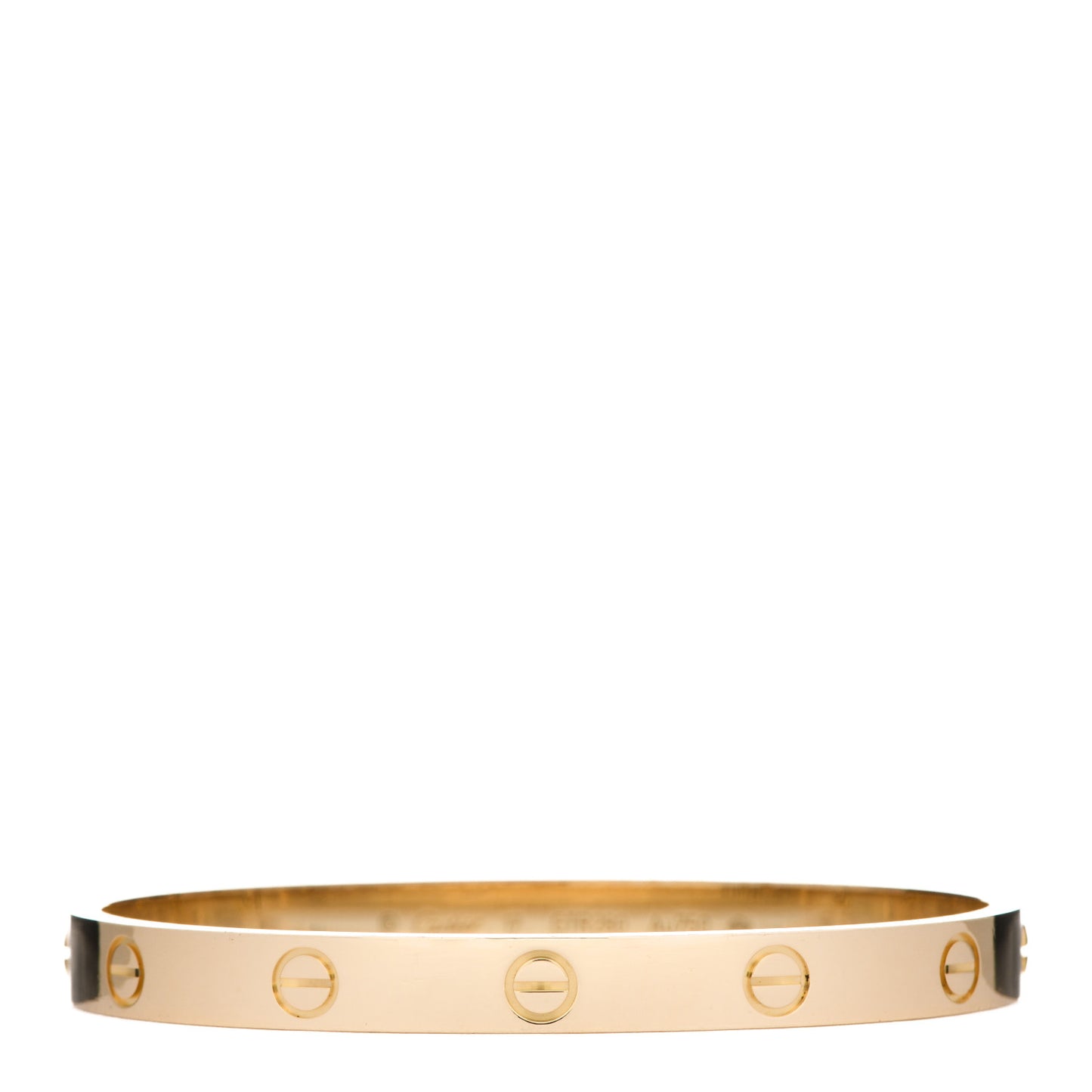 18K Yellow Gold LOVE Bracelet 17