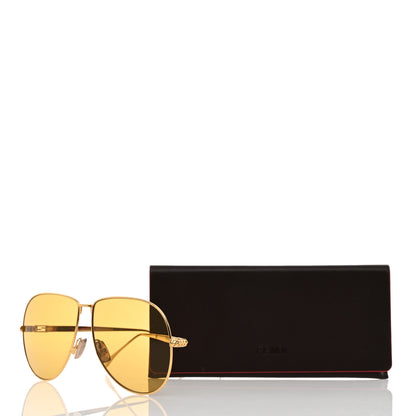 Fendi Metal Aviator Sunglasses FF 0437/S Gold 7 of 7