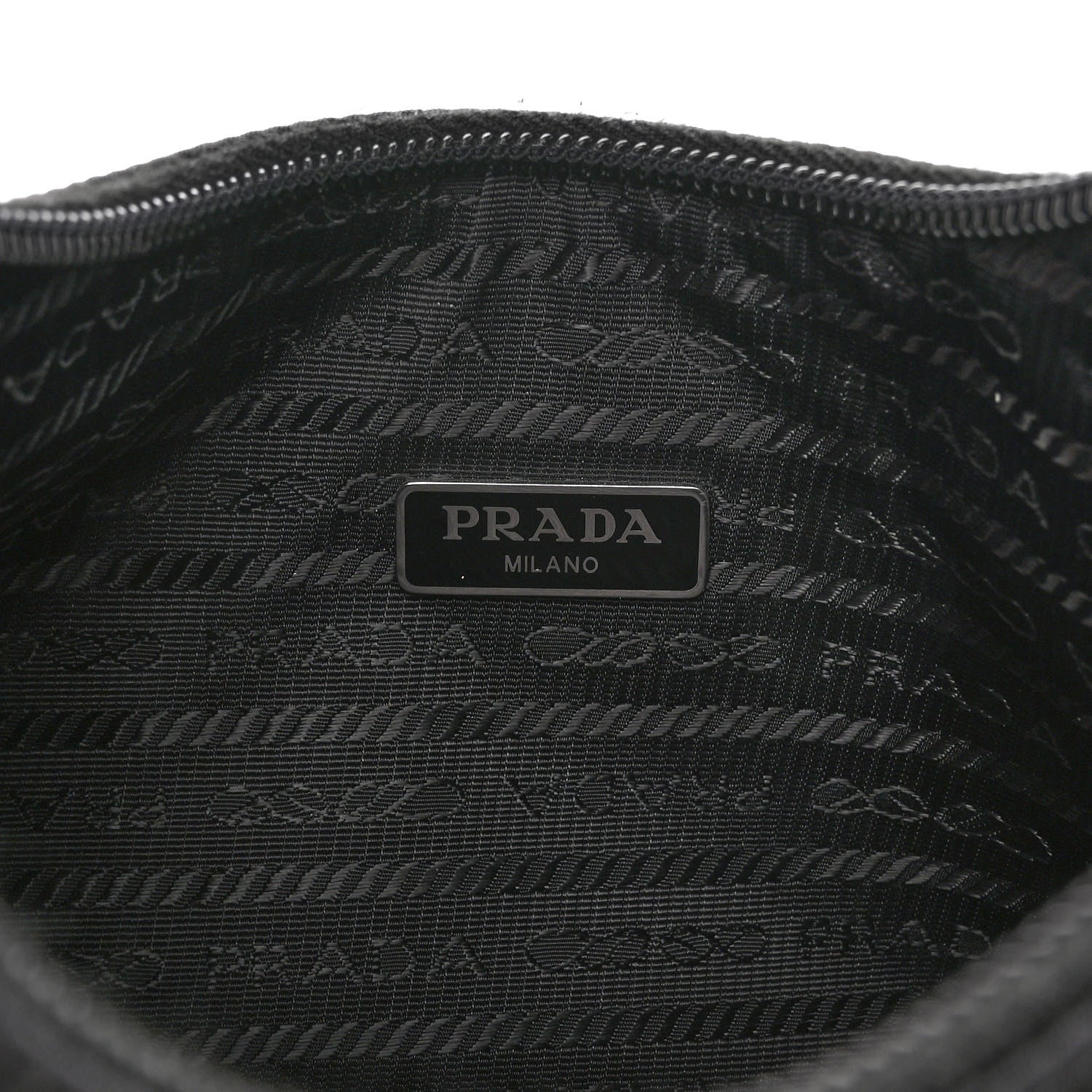 Prada Tessuto Nylon Mini Re-Edition 2000 Bag Black 6 of 10