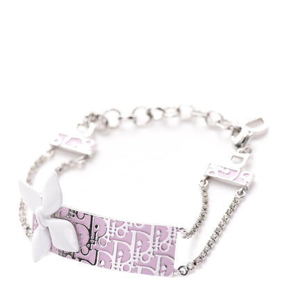 Christian Dior Metal Diorissimo Girly Charm Bracelet Pink 1 of 4