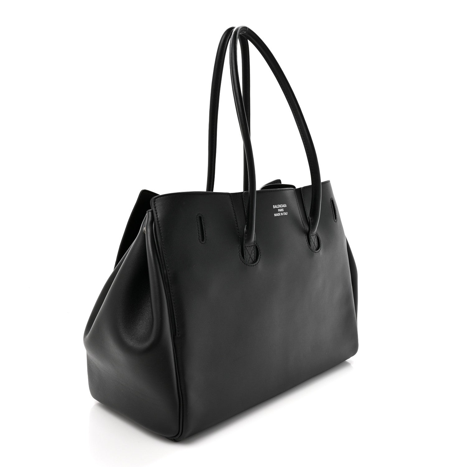 Balenciaga Smooth Calfskin Medium Bel Air Carry All Bag Black 3 of 10