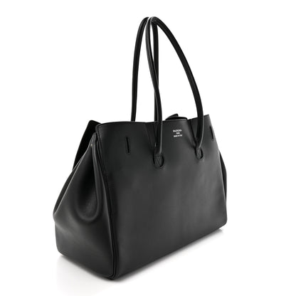 Balenciaga Smooth Calfskin Medium Bel Air Carry All Bag Black 3 of 10