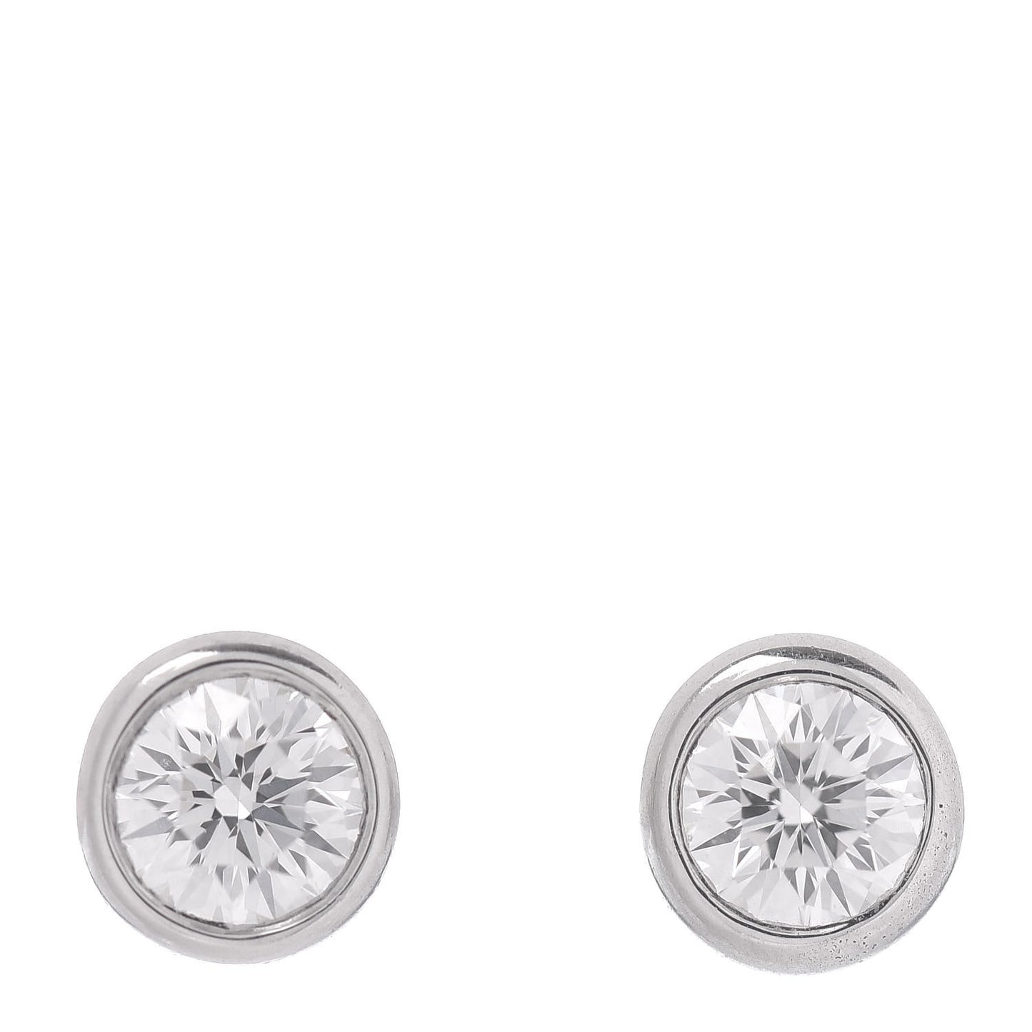 Platinum Diamond .50ctw Elsa Peretti Diamonds By The Yard Earrings