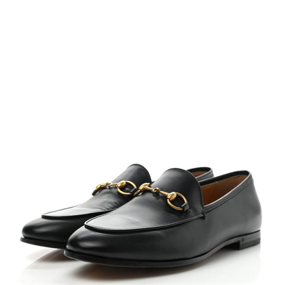 Gucci Calfskin Womens Jordaan Loafers 36.5 Black 3 of 8