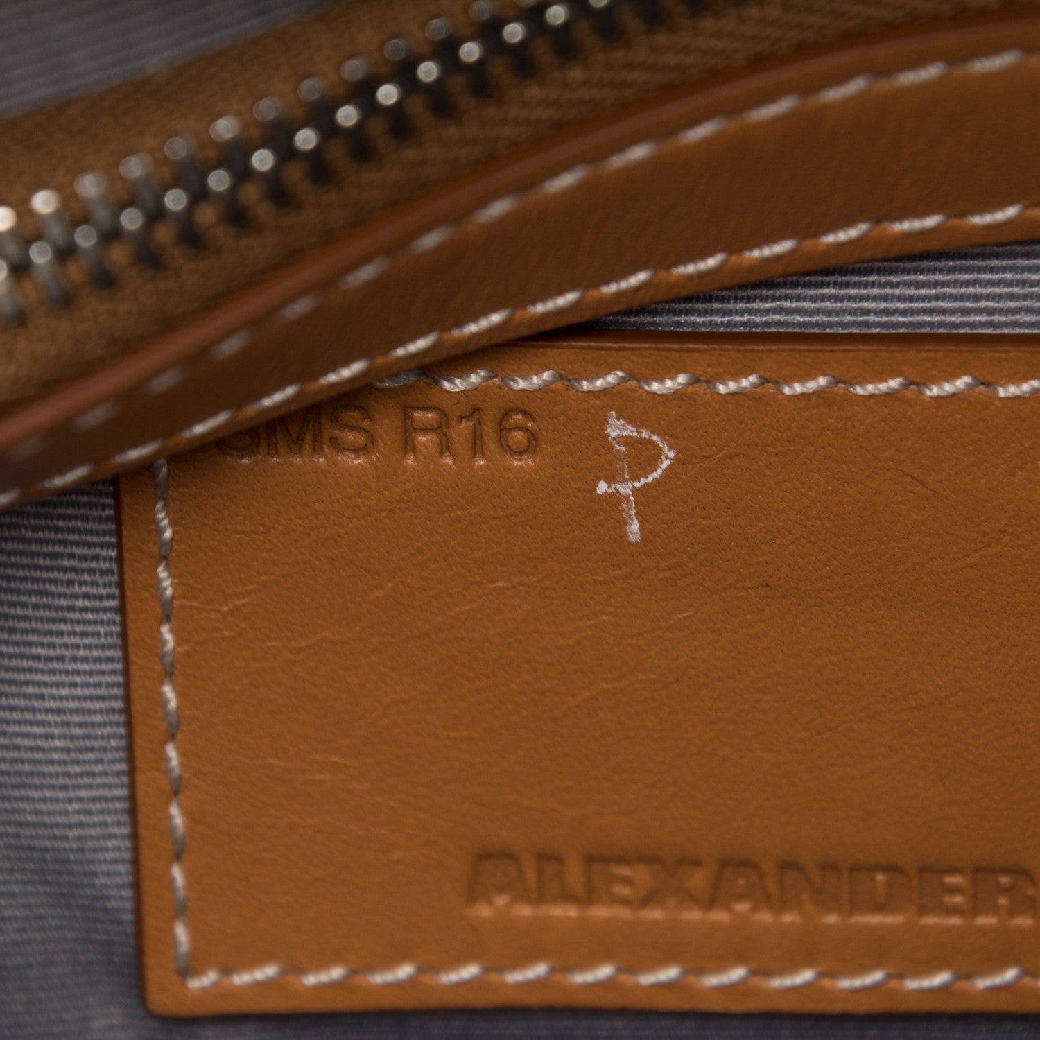 Alexander Wang Calfskin Canvas Small Emile Beige Camel 7 of 7
