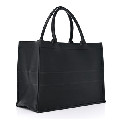 Christian Dior Calfskin Embossed Medium Book Tote Black 3 of 11