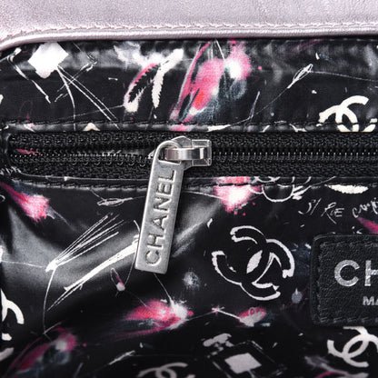 Chanel Iridescent Calfskin Quilted Ground Control Backpack Pink 7 of 13