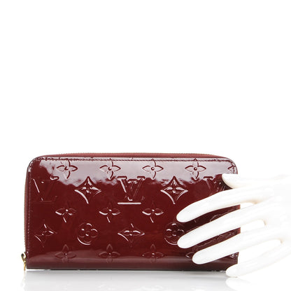 Louis Vuitton Vernis Zippy Wallet Griotte 2 of 7