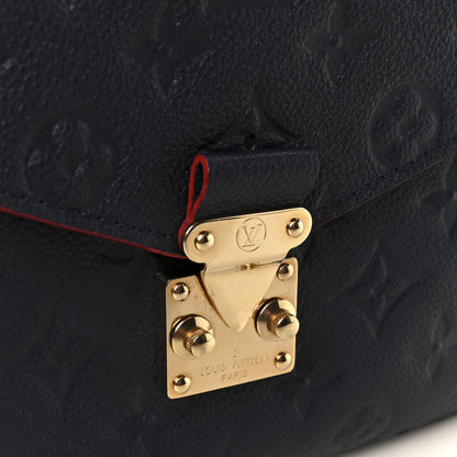 Louis Vuitton Empreinte Pochette Metis Marine Rouge 8 of 13