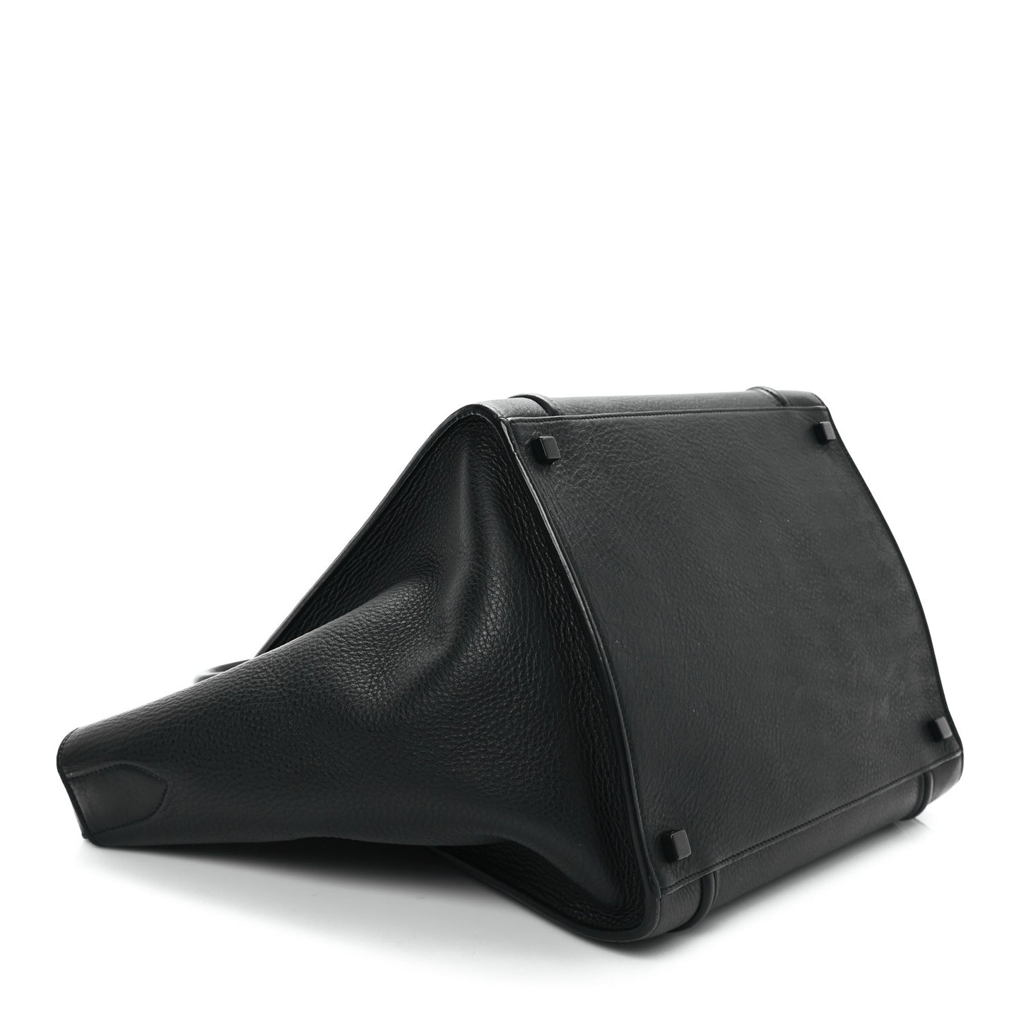Supple Calfskin Medium Phantom Luggage Black