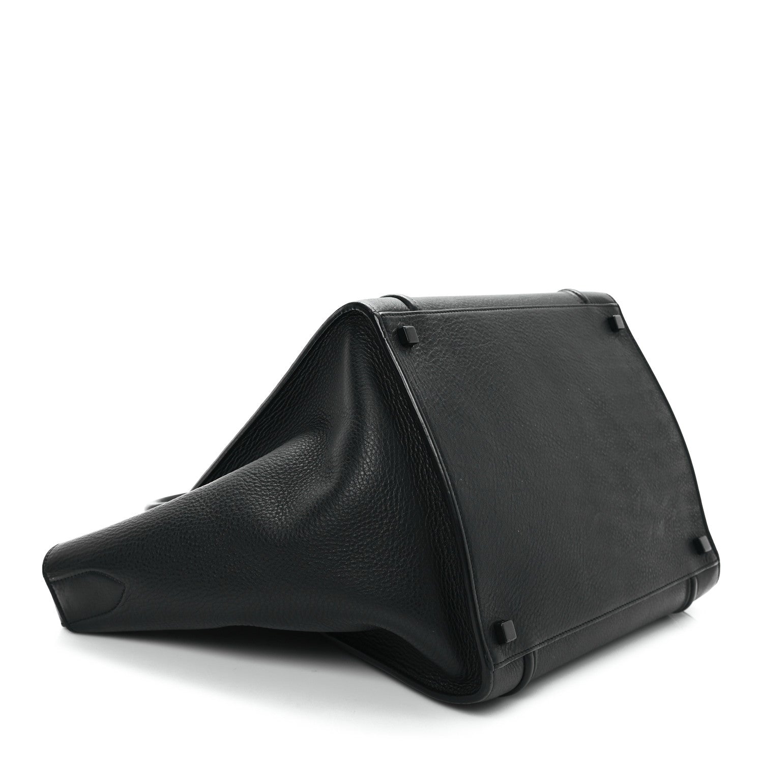 Celine Supple Calfskin Medium Phantom Luggage Black 4 of 10