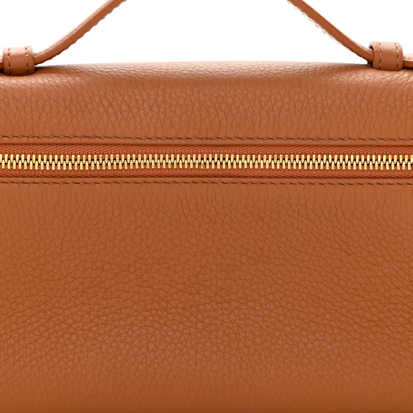 Grained Calfskin L19 Extra Pocket Pouch Warm Tan