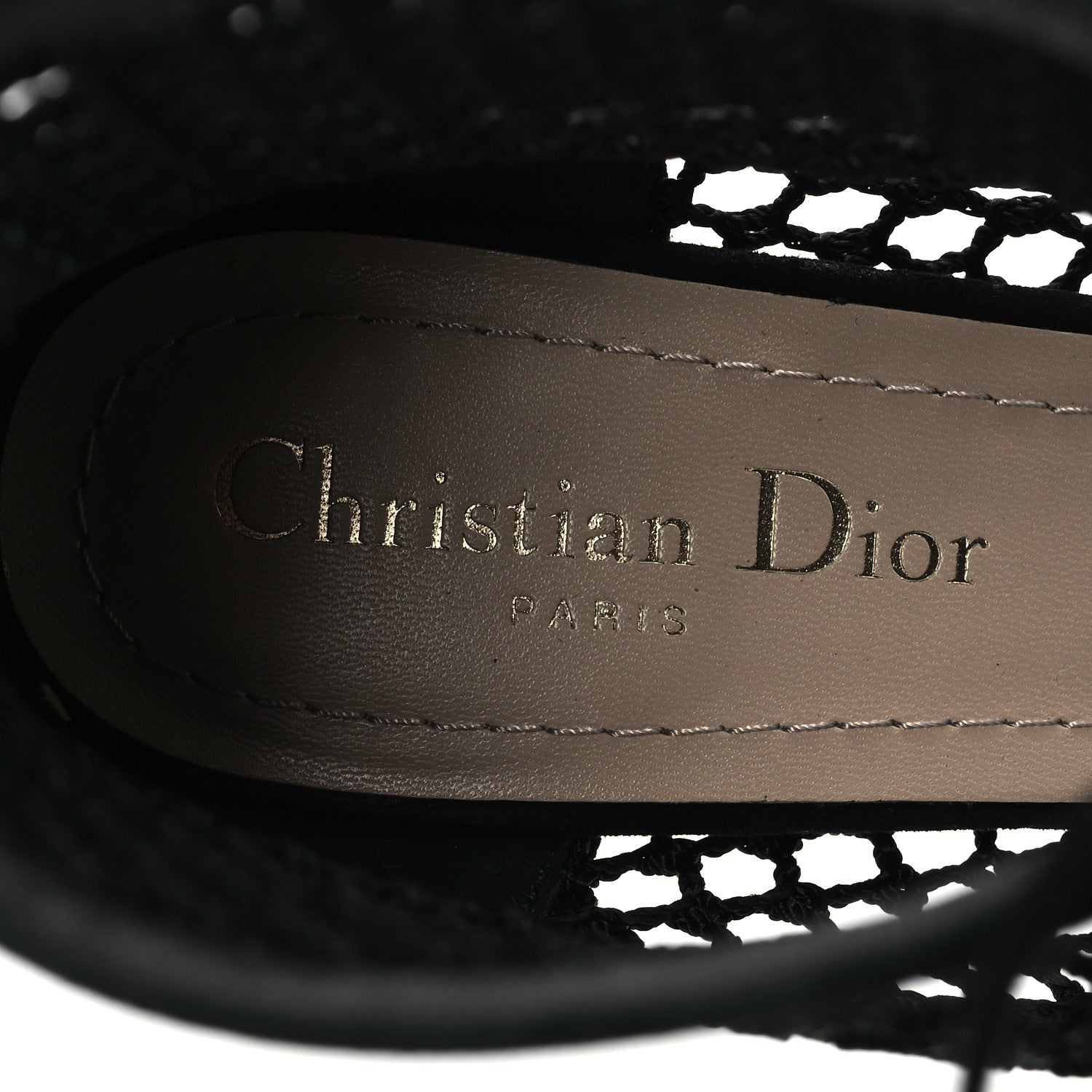 Christian Dior Suede Laminated Resille Naughtily-D 30mm Ankle Boots 40 Black 9 of 13