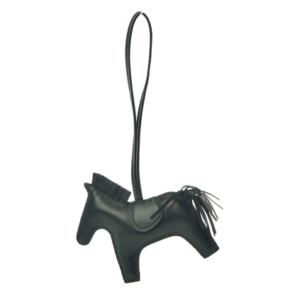 Hermes Milo Lambskin Grigri Rodeo Horse Bag Charm MM Vert Cypress 1 of 5