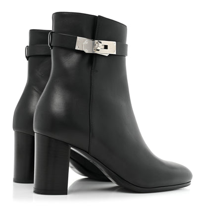 Hermes Calfskin Saint Germain Ankle Boots 36.5 Black 4 of 11