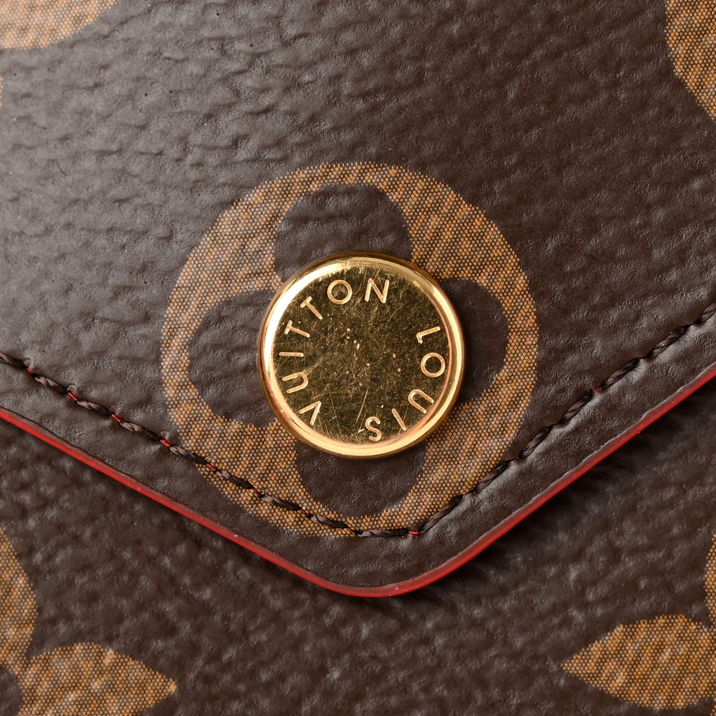 Monogram Medium Kirigami Pochette Insert Coquelicot